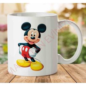 Art Hediye 1-1674 Mickey Mouse İki Tarafı Baskılı Kupa Bardak