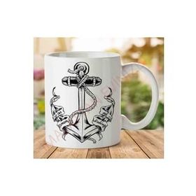 Art Hediye 1-1682 Anchor 2 İki Tarafı Baskılı Kupa Bardak