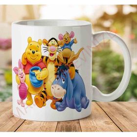 Art Hediye 1-1690 Winnie the Pooh İki Tarafı Baskılı Kupa Bardak