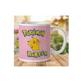 Art Hediye 1-1737 Pokemon Hunter Pikachu İki Tarafı Baskılı Kupa Bardak
