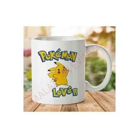 Art Hediye 1-1744 Pokemon Lover Pikachu İki Tarafı Baskılı Kupa Bardak