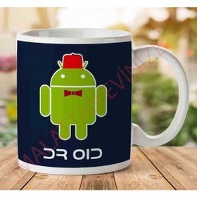 Art Hediye 1-1767 Doctor Droid Android Who İki Tarafı Baskılı Kupa Bardak