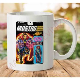 Art Hediye 1-1768 Doctor Strange Action Figure İki Tarafı Baskılı Kupa Bardak