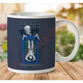 Art Hediye 1-1775 Doctor Whodini Houdini Dr Whojpeg İki Tarafı Baskılı Kupa Bardak