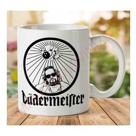 Art Hediye 1-1794 Dudermeister the Dude Jagermeister the Big Lebowskijpeg İki Tarafı Baskılı Kupa Bardak