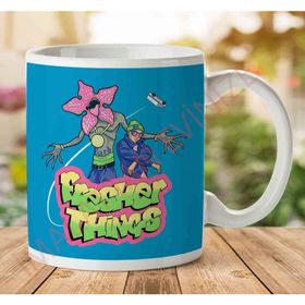 Art Hediye 1-1827 Fresher Things Fresh Prince Stranger İki Tarafı Baskılı Kupa Bardak