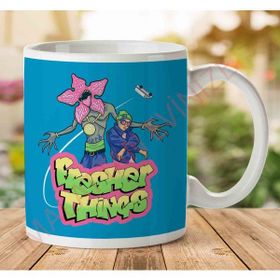 Art Hediye 1-1827 Fresher Things Fresh Prince Stranger İki Tarafı Baskılı Kupa Bardak