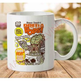 Art Hediye 1-1855 Preda Pops Predator Cerealjpeg İki Tarafı Baskılı Kupa Bardak