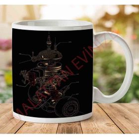 Art Hediye 1-1870 Recycling Robotjpeg İki Tarafı Baskılı Kupa Bardak