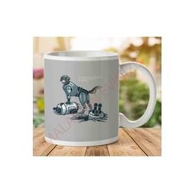 Art Hediye 1-1905 Robo Pup Robocop Dogjpeg İki Tarafı Baskılı Kupa Bardak