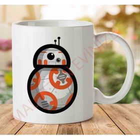Art Hediye 1-1936 Simpler Bb8 Astromech Droid Star Wars İki Tarafı Baskılı Kupa Bardak