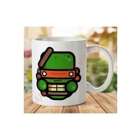 Art Hediye 1-1970 Simpler Michelangelo Teenage Mutant Ninja Turtlesjpeg İki Tarafı Baskılı Kupa Bardak