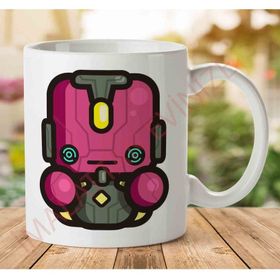 Art Hediye 1-1987 Simpler Vision Jarvis Avengersjpeg İki Tarafı Baskılı Kupa Bardak