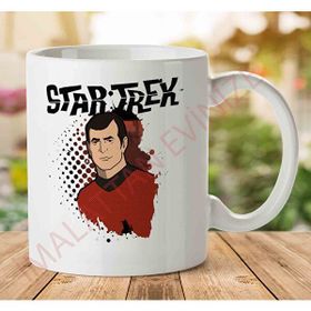 Art Hediye 1-2020 Star Trek Animated Grunge Scottyjpeg İki Tarafı Baskılı Kupa Bardak