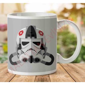 Art Hediye 1-2028 Star Wars Atat Driver Storm Trooper Episode V the Empire Strikes Backjpeg İki Tarafı Baskılı Kupa Bardak