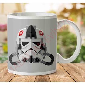 Art Hediye 1-2028 Star Wars Atat Driver Storm Trooper Episode V the Empire Strikes Backjpeg İki Tarafı Baskılı Kupa Bardak