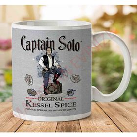 Art Hediye 1-2038 Star Wars Captain Solo Original Kessel Spice İki Tarafı Baskılı Kupa Bardak