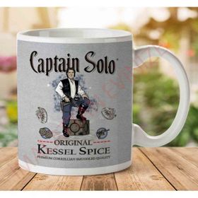 Art Hediye 1-2038 Star Wars Captain Solo Original Kessel Spice İki Tarafı Baskılı Kupa Bardak