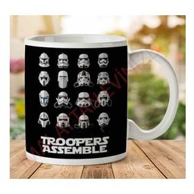 Art Hediye 1-2049 Star Wars Episode 7 the Force Awakens Storm Troopers Assemblejpeg İki Tarafı Baskılı Kupa Bardak