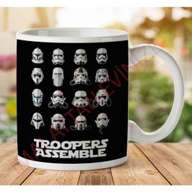 Art Hediye 1-2049 Star Wars Episode 7 the Force Awakens Storm Troopers Assemblejpeg İki Tarafı Baskılı Kupa Bardak