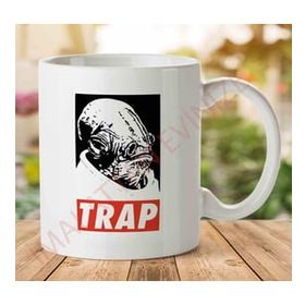 Art Hediye 1-2061 Star Wars Obey Ackbar iki Tarafı Baskılı Kupa Bardak