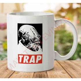 Art Hediye 1-2061 Star Wars Obey Ackbar iki Tarafı Baskılı Kupa Bardak