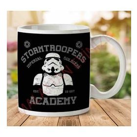 Art Hediye 1-2075 Star Wars Stormtrooper Imperial Soldiers İki Tarafı Baskılı Kupa Bardak
