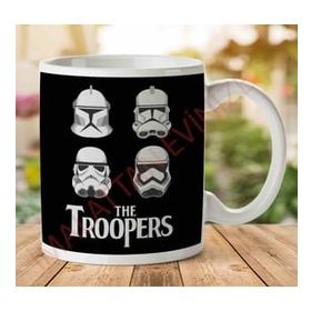 Art Hediye 1-2076 Star Wars The Troopers Stormtroopers Beetles Logojpeg İki Tarafı Baskılı Kupa Bardak