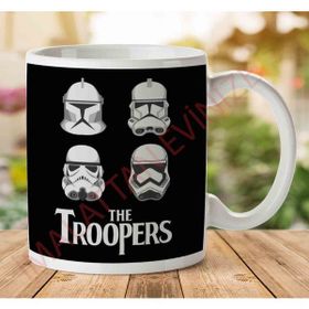 Art Hediye 1-2076 Star Wars The Troopers Stormtroopers Beetles Logojpeg İki Tarafı Baskılı Kupa Bardak