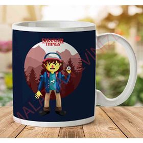 Art Hediye 1-2100 Stranger Things Dustin Big İki Tarafı Baskılı Kupa Bardak
