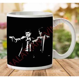 Art Hediye 1-2155 Supernatural Fiction Pulp Fiction Mashup İki Tarafı Baskılı Kupa Bardak