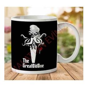 Art Hediye 1-2188 The Great Old One Cthulhu İki Tarafı Baskılı Kupa Bardak