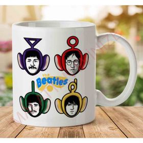 Art Hediye 1-2204 The Teletubeatles Teletubbies Beatles İki Tarafı Baskılı Kupa Bardak