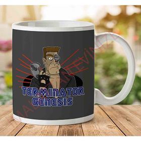 Art Hediye 1-2205 The Terminator Sega Genesisjpeg İki Tarafı Baskılı Kupa Bardak