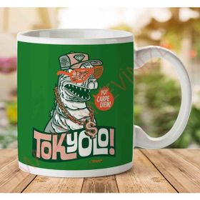 Art Hediye 1-2222 Tokyolo Yo Carpe Diem Godzillajpeg İki Tarafı Baskılı Kupa Bardak