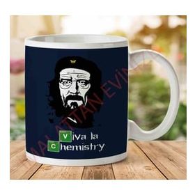 Art Hediye 1-2239 Viva La Chemistry Breaking Bad Che Guevara İki Tarafı Baskılı Kupa Bardak