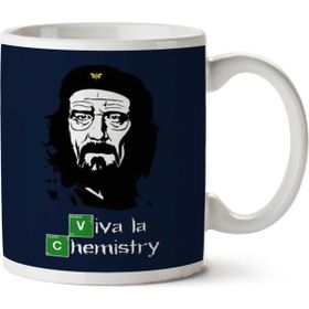 Art Hediye 1-2239 Viva La Chemistry Breaking Bad Che Guevara İki Tarafı Baskılı Kupa Bardak