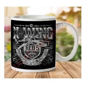 Art Hediye 1-2260 X Wing Red 5 Star Wars İki Tarafı Baskılı Kupa Bardak