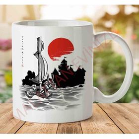 Art Hediye 1-2270 Zelda Red Sun Hero İki Tarafı Baskılı Kupa Bardak