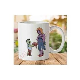 Art Hediye 1-2273 Zombie Mama İki Tarafı Baskılı Kupa Bardak