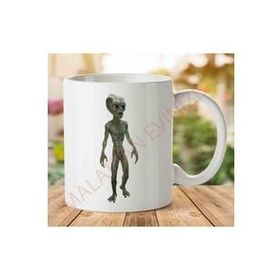 Art Hediye 1-2276 Alien İki Tarafı Baskılı Kupa Bardak