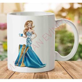 Art Hediye 1-2294 Barbie İki Tarafı Baskılı Kupa Bardak
