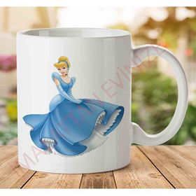 Art Hediye 1-2329 Cinderella İki Tarafı Baskılı Kupa Bardak