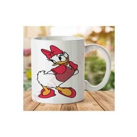 Art Hediye 1-2339 Daisy Duck İki Tarafı Baskılı Kupa Bardak