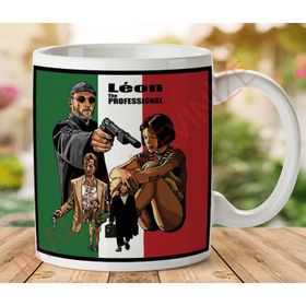Art Hediye 1-287 Leon The Professıonal İki Tarafı Baskılı Kupa Bardak