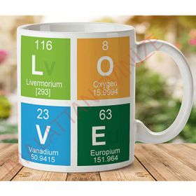 Art Hediye 1-295 Love Kimyasal İki Tarafı Baskılı Kupa Bardak