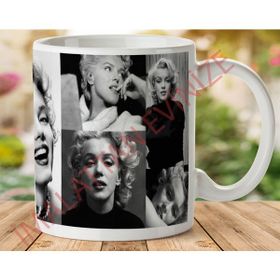 Art Hediye 1-306 Marily Monroe İki Tarafı Baskılı Kupa Bardak