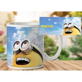 Art Hediye 1-320 Minions İki Tarafı Baskılı Kupa Bardak