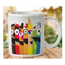 Art Hediye 1-332 Muppet Show Baskılı İki Tarafı Baskılı Kupa Bardak