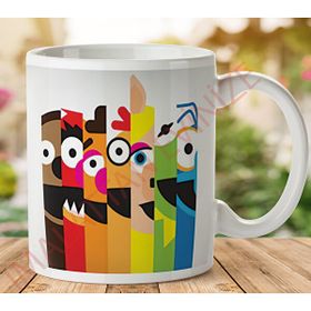 Art Hediye 1-332 Muppet Show Baskılı İki Tarafı Baskılı Kupa Bardak